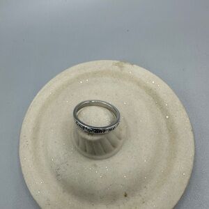 Sterling Silver “God grant me serenity,wisdom, & courage Ring.